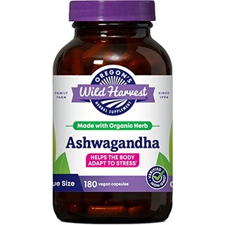 Foto 1 | Suplementos De Ashwagandha Wild Harvest De Oregón, 1200 Mg, 180 Unidades - Venta Internacional.