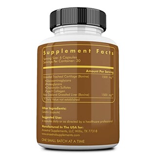Foto 2 | Suplemento Ancestral Supplements Carro Traqueal De Res Alimentado Con Pasto - Venta Internacional.
