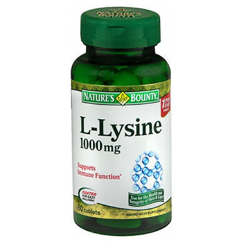Suplemento Nature's Bounty L-lisina 60 Comprimidos (paquete De 2) - Venta Internacional.