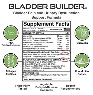 Foto 5 | Suplemento Bladder Builder Next Generation Bladder Health - Venta Internacional.