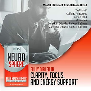 Foto 3 | Suplemento Nds Nutrition Neuro Sphere Brain Health 90 Cápsulas - Venta Internacional.