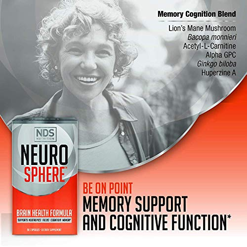 Foto 6 pulgar | Suplemento Nds Nutrition Neuro Sphere Brain Health 90 Cápsulas - Venta Internacional.