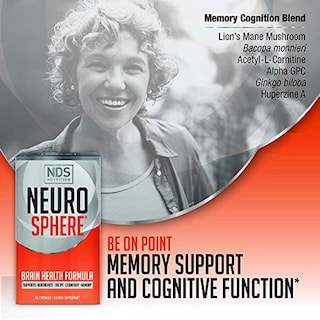 Foto 5 | Suplemento Nds Nutrition Neuro Sphere Brain Health 90 Cápsulas - Venta Internacional.