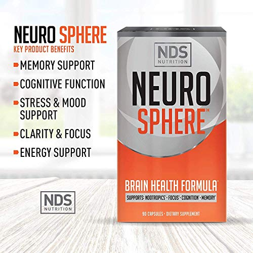 Foto 7 pulgar | Suplemento Nds Nutrition Neuro Sphere Brain Health 90 Cápsulas - Venta Internacional.