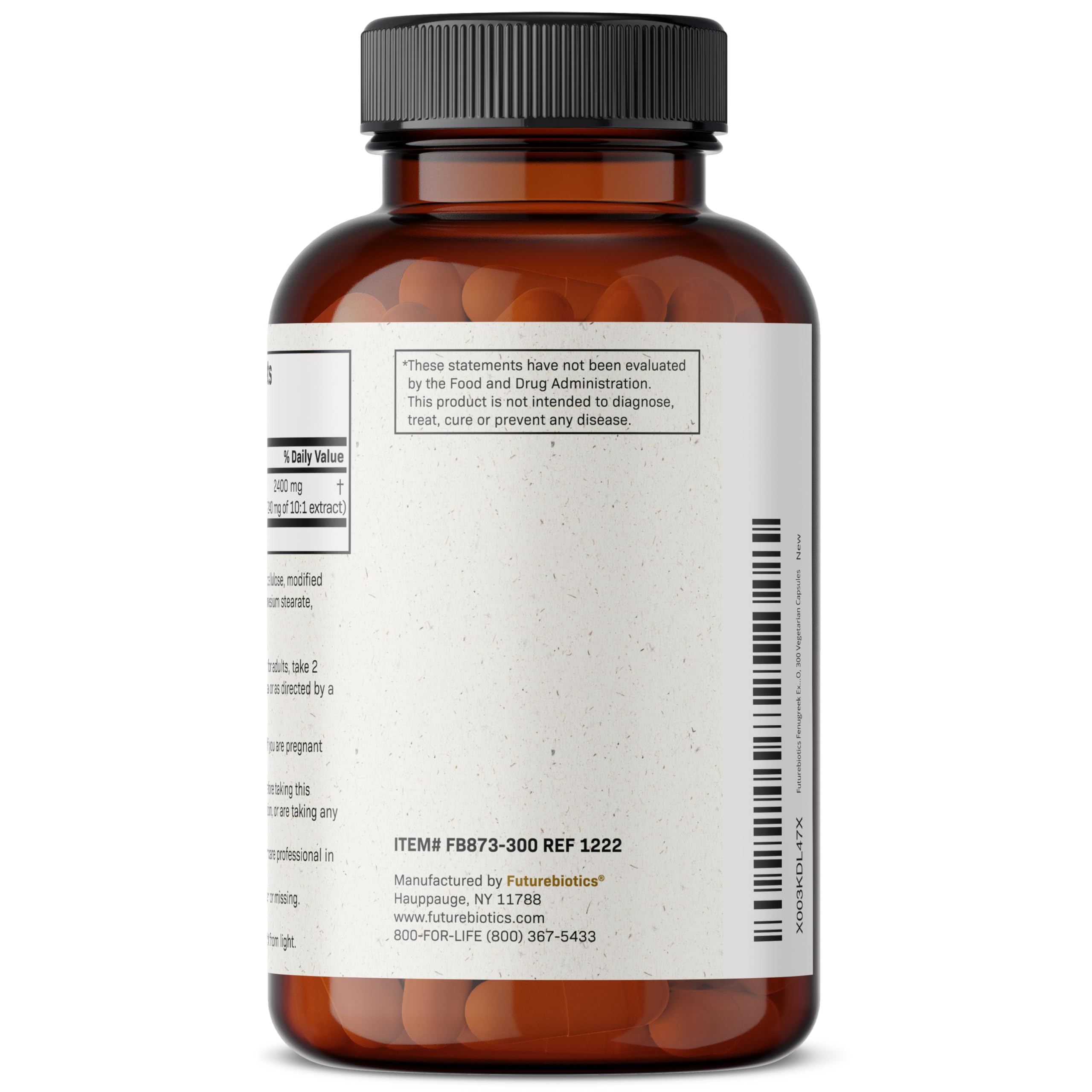 Foto 8 pulgar | Suplemento Futurebiotics Fenugreek Extra Strength 2400 Mg - Venta Internacional.
