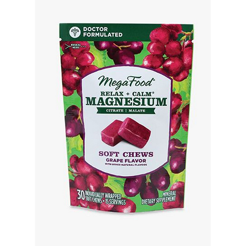 Foto 2 pulgar | Suplemento Megafood Relax + Calm Magnesium Grape 30 Soft Che - Venta Internacional.