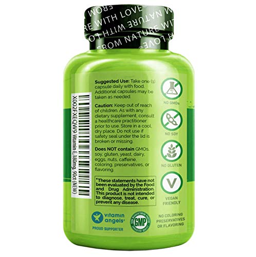 Foto 5 pulgar | Suplemento De Vitamina E Naturelo 180 Mg (300 Ui) Vegano - Venta Internacional.