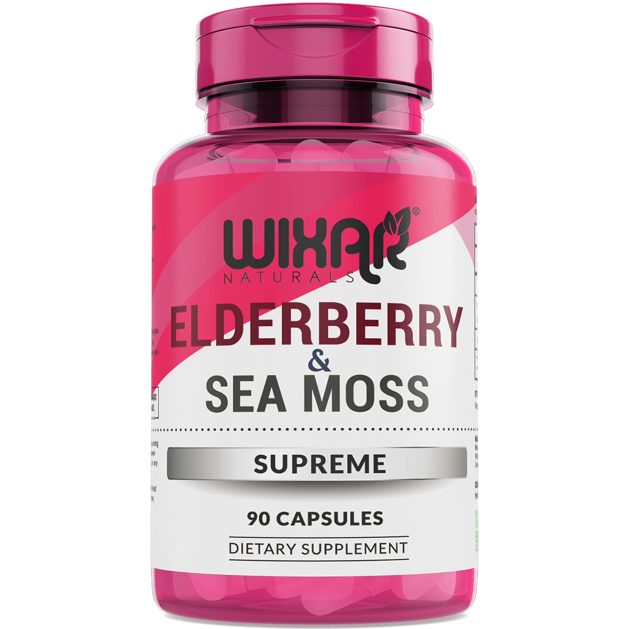 Foto 2 pulgar | Supreme Capsules Wixar Naturals Saúco Y Musgo Marino 500 Mg - Venta Internacional.
