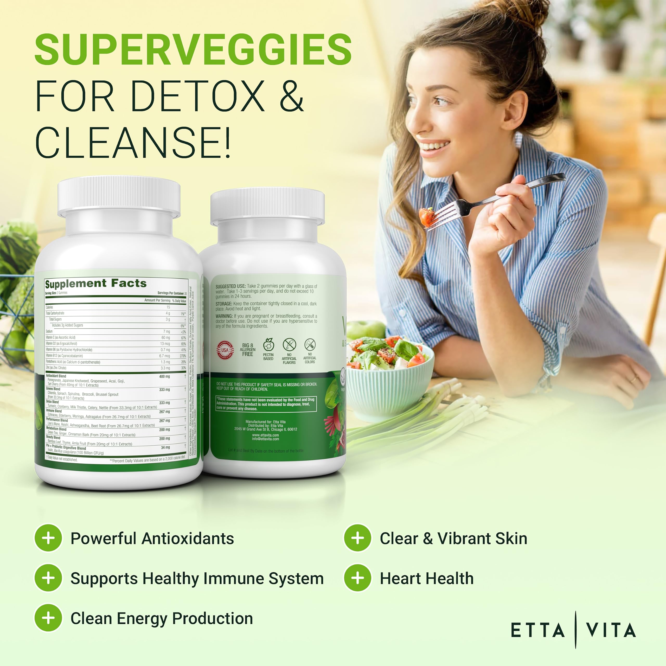 Foto 6 pulgar | Suplemento De Frutas Y Verduras (120 Masticables) - Superfood Fruits - Venta Internacional.