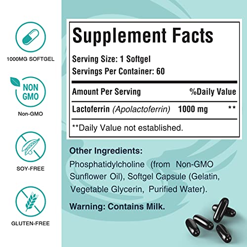 Foto 7 | Suplemento De Lactoferrina Liposomal Superior 1000 Mg - Venta Internacional.
