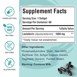 Foto 7 | Suplemento De Lactoferrina Liposomal Superior 1000 Mg - Venta Internacional.