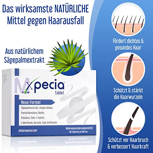 Foto 5 pulgar | Suplemento Xpecia Para Hombres Contra La Caída Del Cabello 60 Tabletas - Venta Internacional.