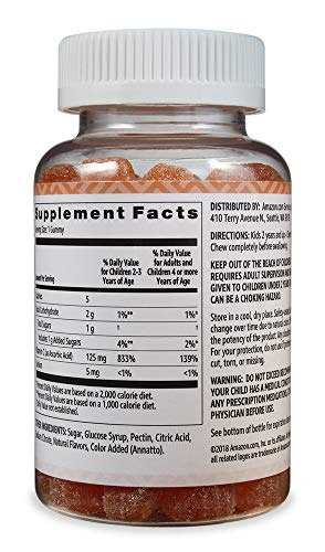 Foto 3 pulgar | Gomitas De Vitamina C Solimo Kids 125 Mg, 60 Unidades, Suministro Para 2 Meses - Venta Internacional.