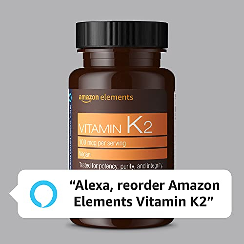 Foto 5 pulgar | Suplemento De Vitamina K2 De Amazon Elements, 100 Mcg, 65 Cápsulas - Venta Internacional.
