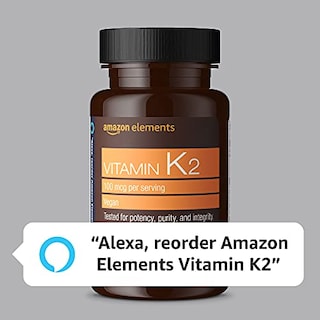 Foto 4 | Suplemento De Vitamina K2 De Amazon Elements, 100 Mcg, 65 Cápsulas - Venta Internacional.