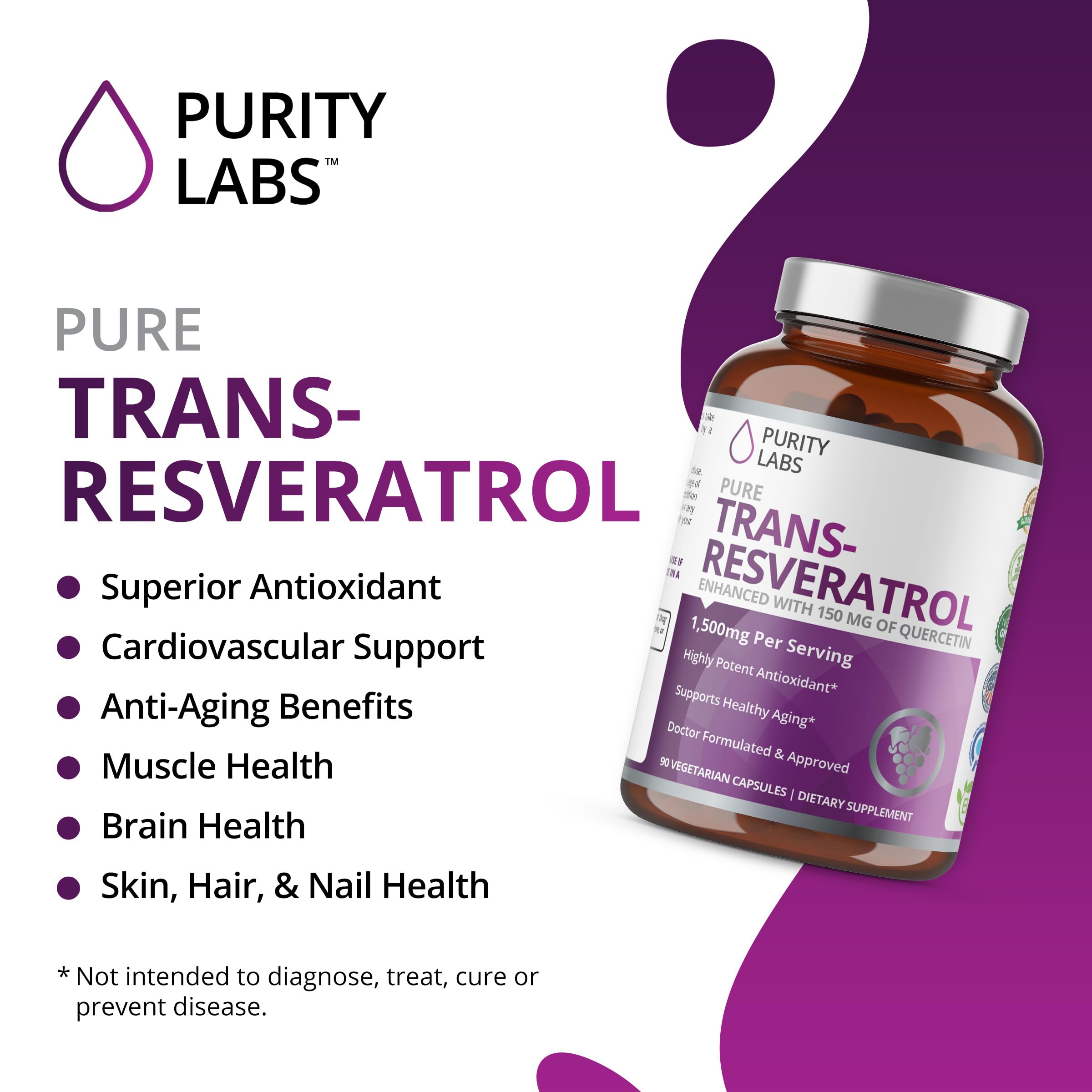 Foto 4 pulgar | Cápsulas De Quercetina De Resveratrol - Potencia Más Alta - 1 - Venta Internacional.