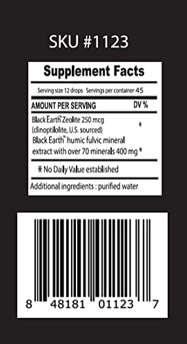Foto 3 pulgar | Suplemento De Zeolita Black Earth De The Food Movement, 30 Ml - Venta Internacional.