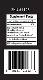 Foto 2 | Suplemento De Zeolita Black Earth De The Food Movement, 30 Ml - Venta Internacional.