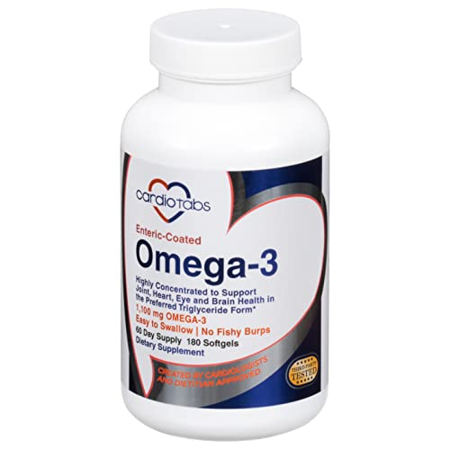 Foto 2 pulgar | Suplementos Cardiotabs Aceite De Pescado Con Recubrimiento Entérico Omega-3 1100 Ml - Venta Internacional.