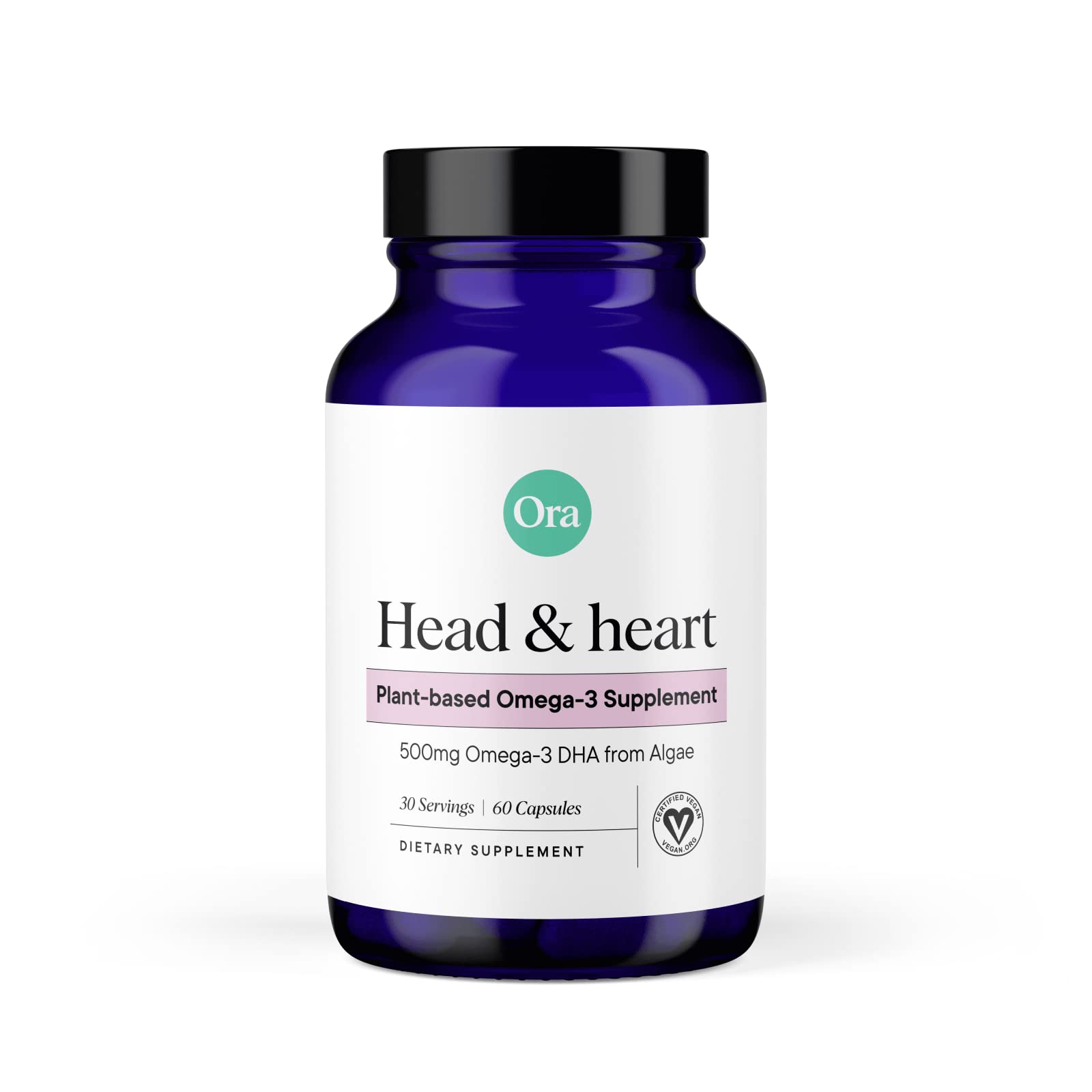 Foto 1 | Suplemento Ora Organic Vegan Omega 3 500 Mg De Dha Para El Cerebro - Venta Internacional.