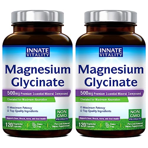 Foto 2 pulgar | Suplemento De Glicinato De Magnesio Innate Vitality 500 Mg 120 Cápsulas - Venta Internacional.