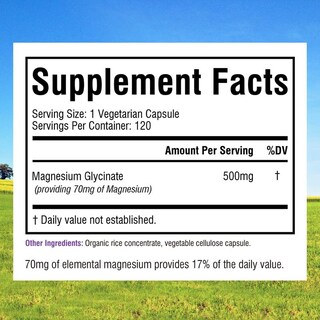 Foto 2 | Suplemento De Glicinato De Magnesio Innate Vitality 500 Mg 120 Cápsulas - Venta Internacional.