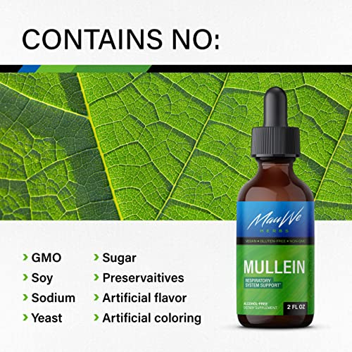 Foto 6 pulgar | Suplemento Herbal Mauwe Herbs Tintura De Hojas De Gordolobo 60 Ml - Venta Internacional.