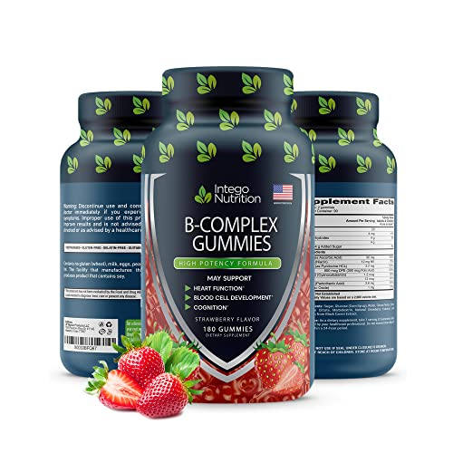 Foto 2 pulgar | Gomitas Complejo Vitamina B Intego Nutrition 180 Unidades - Venta Internacional