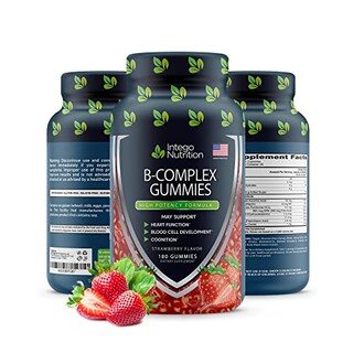 Foto 1 | Gomitas Complejo Vitamina B Intego Nutrition 180 Unidades - Venta Internacional