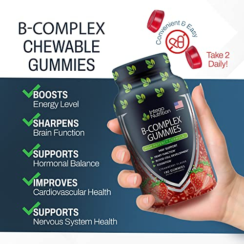 Foto 4 pulgar | Gomitas Complejo Vitamina B Intego Nutrition 180 Unidades - Venta Internacional