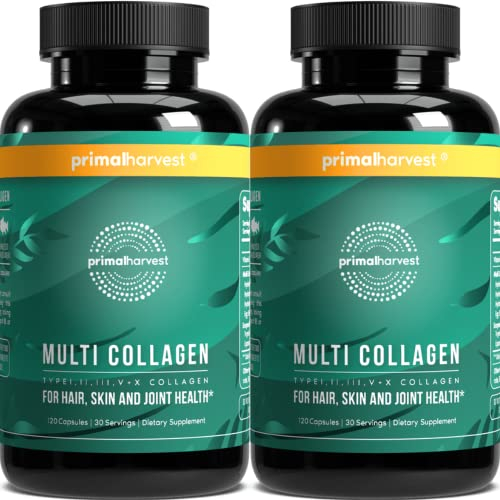 Suplementos De Colágeno Primal Harvest Multi Type 1, 2, 3, 5, X - Venta Internacional.