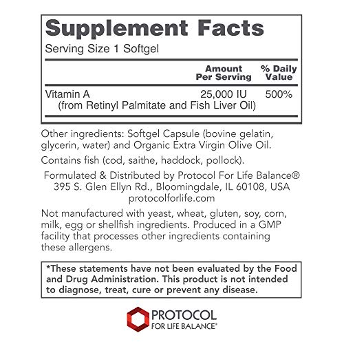 Foto 2 | Protocolo De Suplementos Para Life Balance Vitamina A De 25,000 Ui - Venta Internacional.