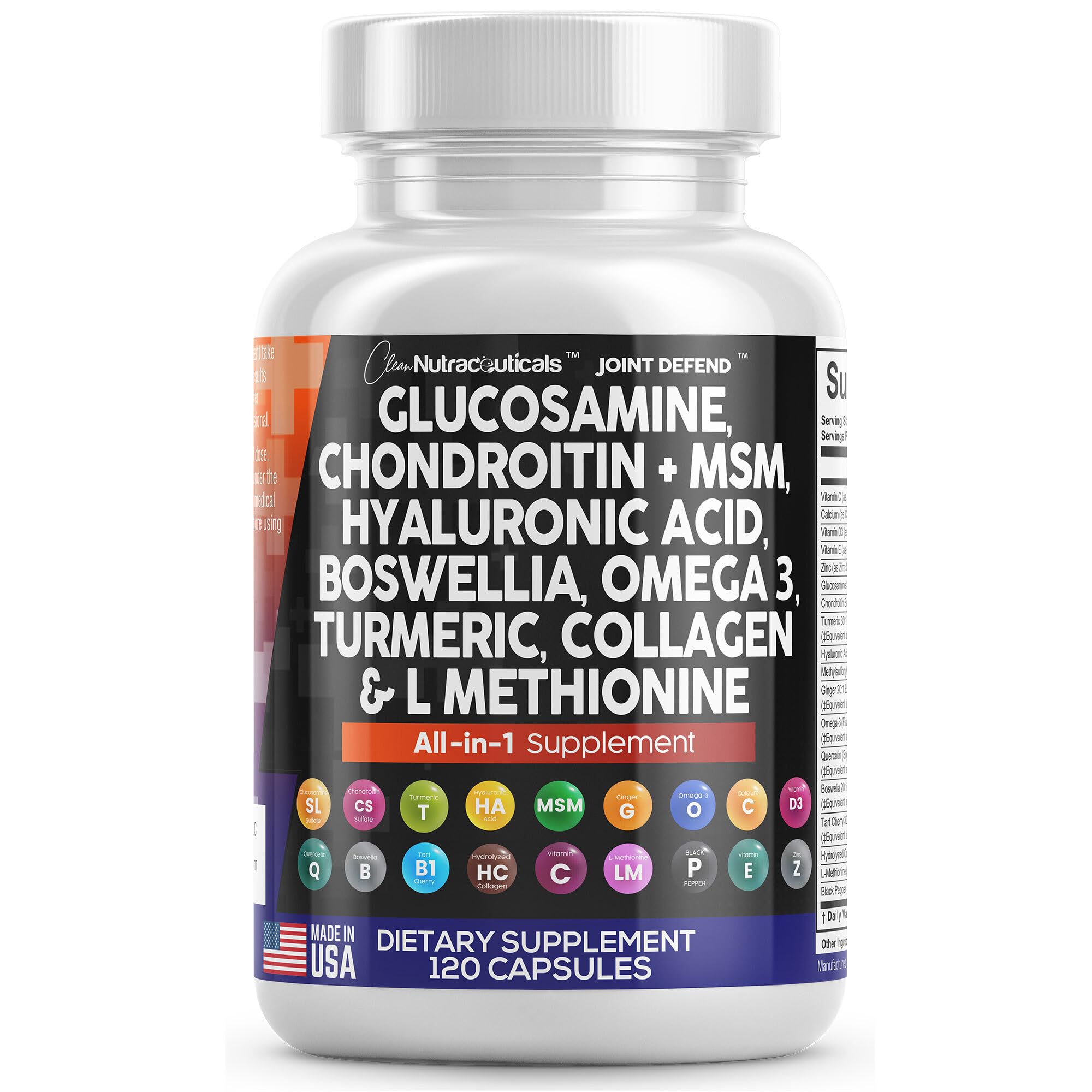 Suplemento De Apoyo Articular Clean Nutraceuticals Joint Defend - Venta Internacional.
