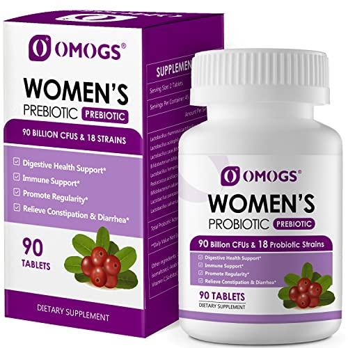 Foto 2 pulgar | Probiótico Omogs Para Mujer Con Extracto De Arándano, 90 G De Cfus, 90 Tabletas - Venta Internacional.