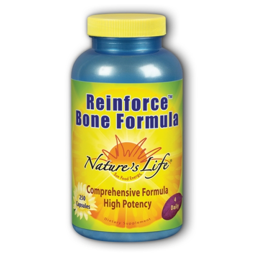Foto 2 pulgar | Suplemento Nature's Life Reforce Bone Formula 250 Cápsulas X4 - Venta Internacional.