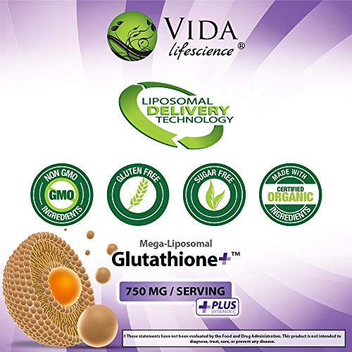 Foto 6 pulgar | Suplemento Glutatión Megaliposomal Aurora Nutrascience+vi - Venta Internacional