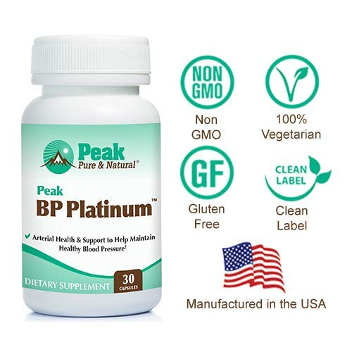 Foto 6 pulgar | Suplemento Peak Bp Platinum Blood Pressure 30 Cápsulas - Venta Internacional.