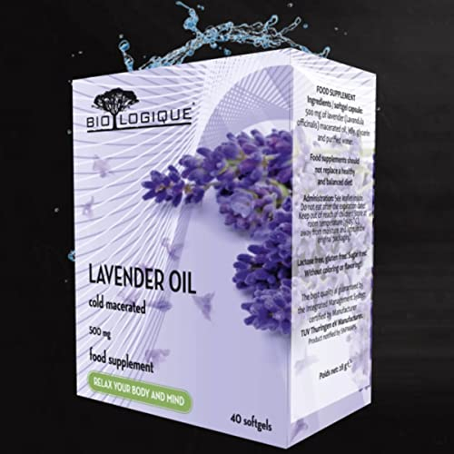 Foto 4 pulgar | Suplemento Biológico De Aceite Puro De Lavanda, 500 Mg, 40 Cápsulas Blandas - Venta Internacional.