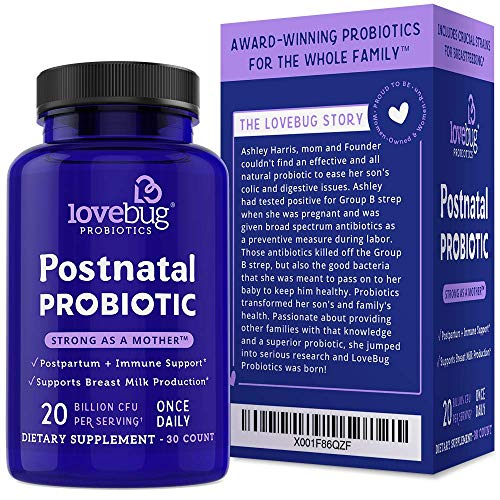 Foto 4 pulgar | Suplemento Lovebug Postnatal 30 Cápsulas Para Leche Materna - Venta Internacional.