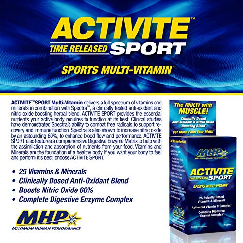 Foto 3 pulgar | Suplemento Maximum Human Performance Activite Sport 120 Tabl - Venta Internacional.