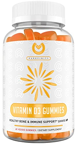 Foto 1 | Suplemento De Vitamina D3 En Gomitas Purefinity De 5000 Ui Para Todas Las Edades - Venta Internacional.