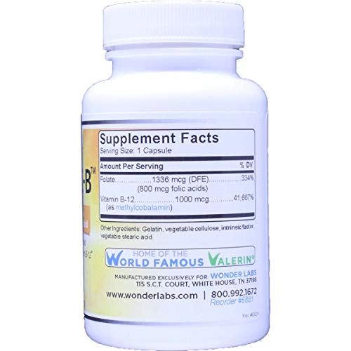 Foto 2 | Suplemento De Factor Intrínseco De Wonder Laboratories: 1000 Mcg - Venta Internacional.