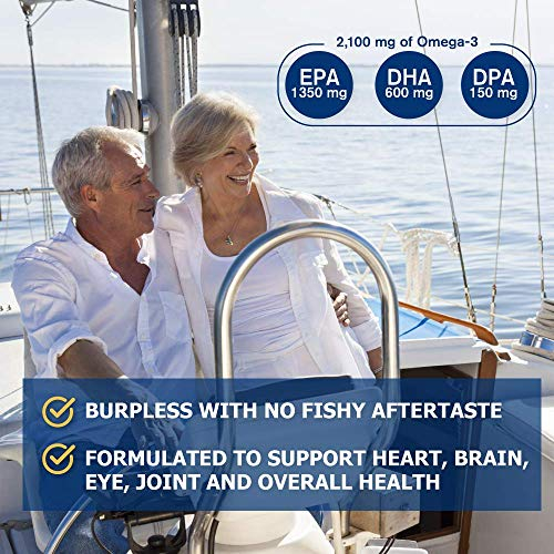 Foto 4 | Suplemento de Aceite de Pescado Oceanblue Omega-3 2100 60 Cápsulas Blandas - Venta Internacional