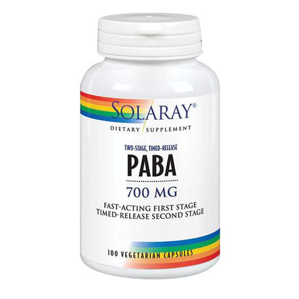 Suplemento Solaray Paba 100 Cápsulas (paquete De 4) - Venta Internacional.