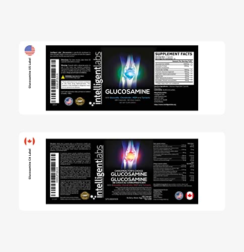 Foto 2 | Suplemento De Glucosamina 1500 De Triple Potencia De Intelligent Labs - Venta Internacional.
