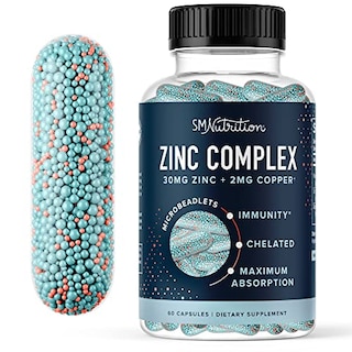 Foto 1 | Suplementos Smnutrition Zinc 30 Mg Con Cobre Vegan 60 Cápsulas - Venta Internacional.