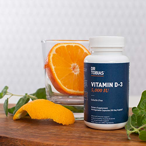 Foto 6 | Suplemento De Vitamina D-3 Del Dr. Tobias, 5000 Ui, Inmune, Bone 90c - Venta Internacional.