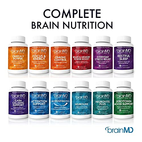 Foto 7 pulgar | Suplemento Brainmd Dr. Amen Omega-3 Power 60 Cápsulas - Venta Internacional.