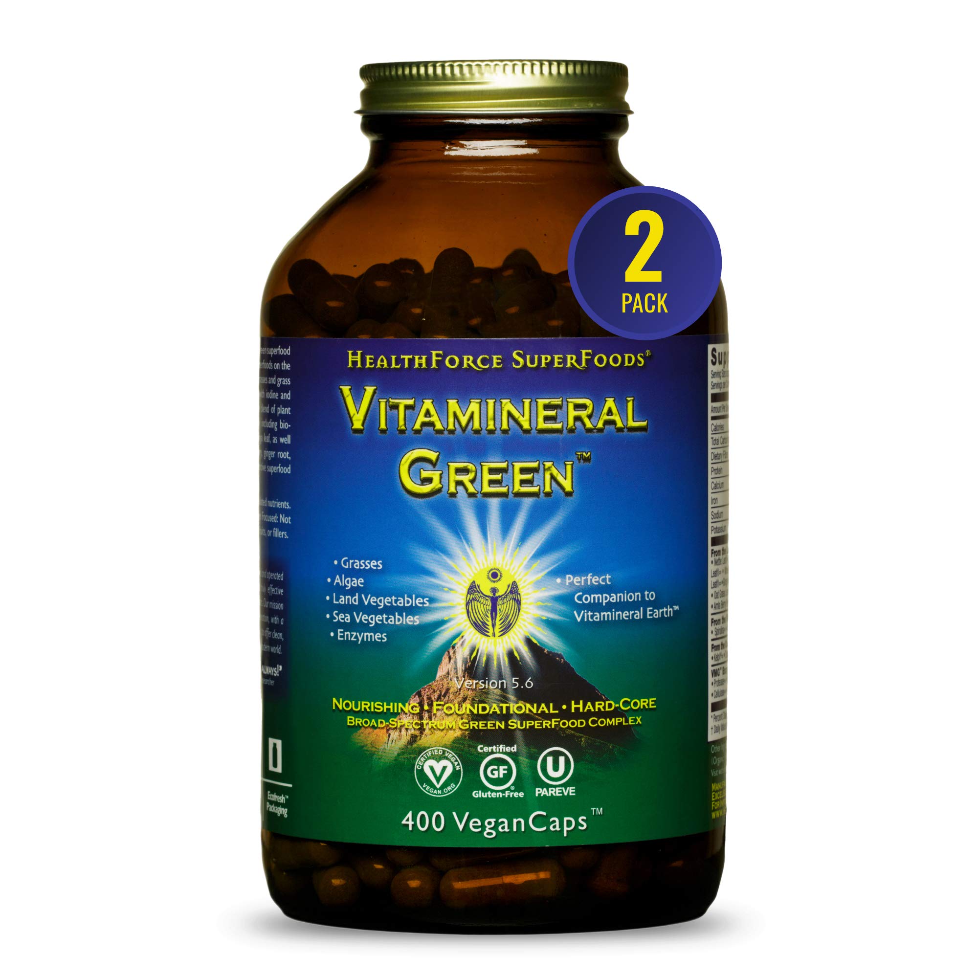 Foto 2 pulgar | Suplemento Healthforce Superfoods Vitamineral Green 400 Vega - Venta Internacional.