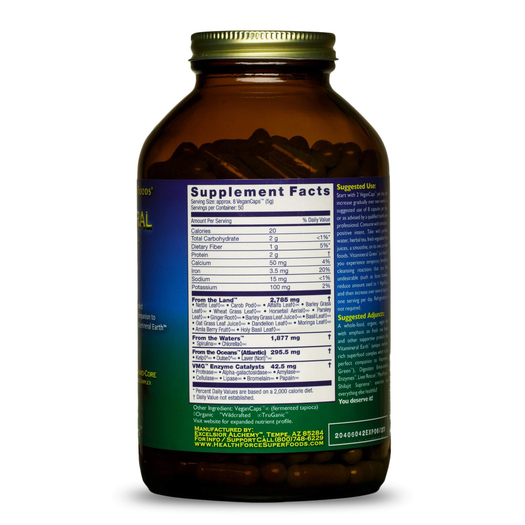 Foto 3 pulgar | Suplemento Healthforce Superfoods Vitamineral Green 400 Vega - Venta Internacional.